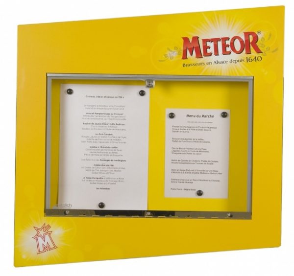 Porte-menu lumineux mural SHEFFIELD – Image 2